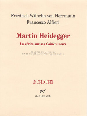 cover image of Martin Heidegger. La vérité sur ses "Cahiers noirs"